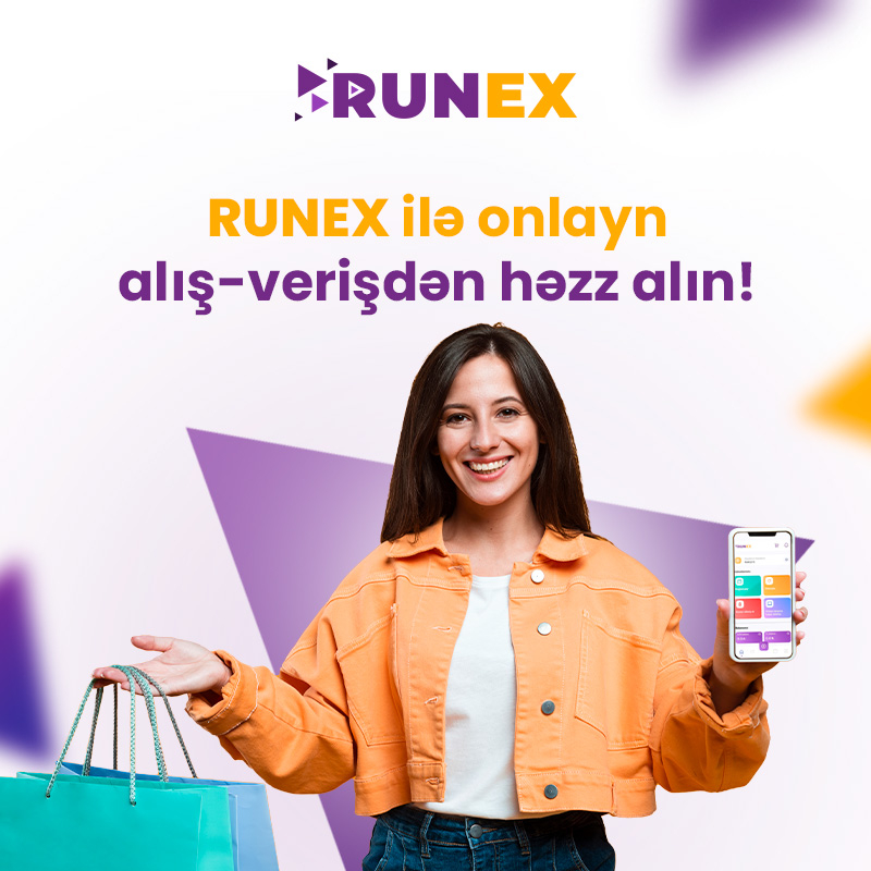 Runex ilə onlayn alış-verişdən həzz alın!